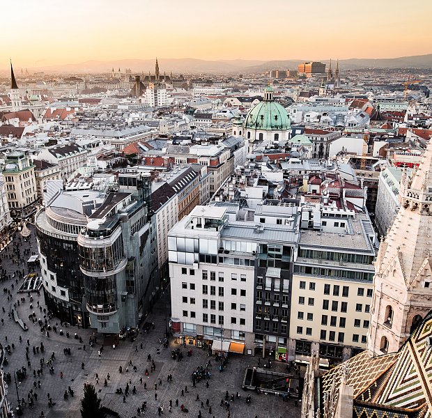 Vienna Skyline Haas Building
